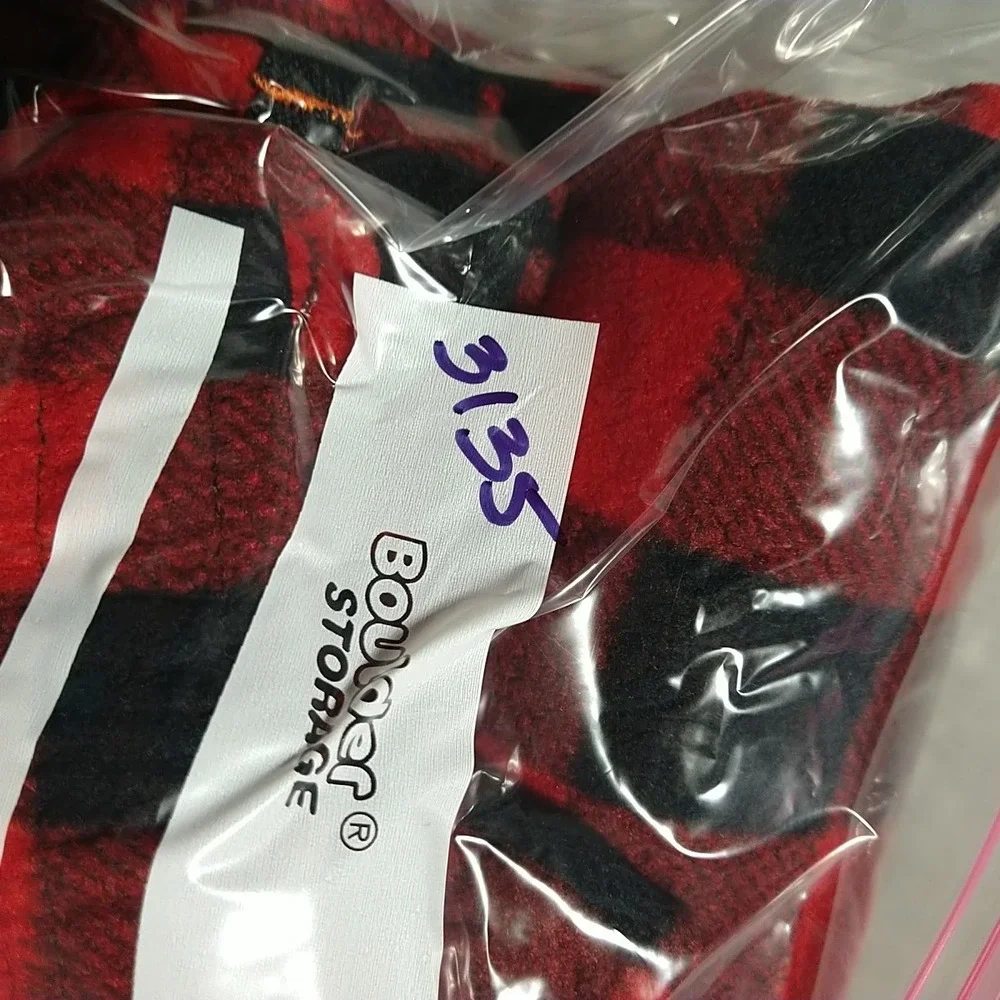 Hawke & Co.‎ Pajama Lounge Pants Men XL Red Plaid Elastic Waist Comfort Warm
